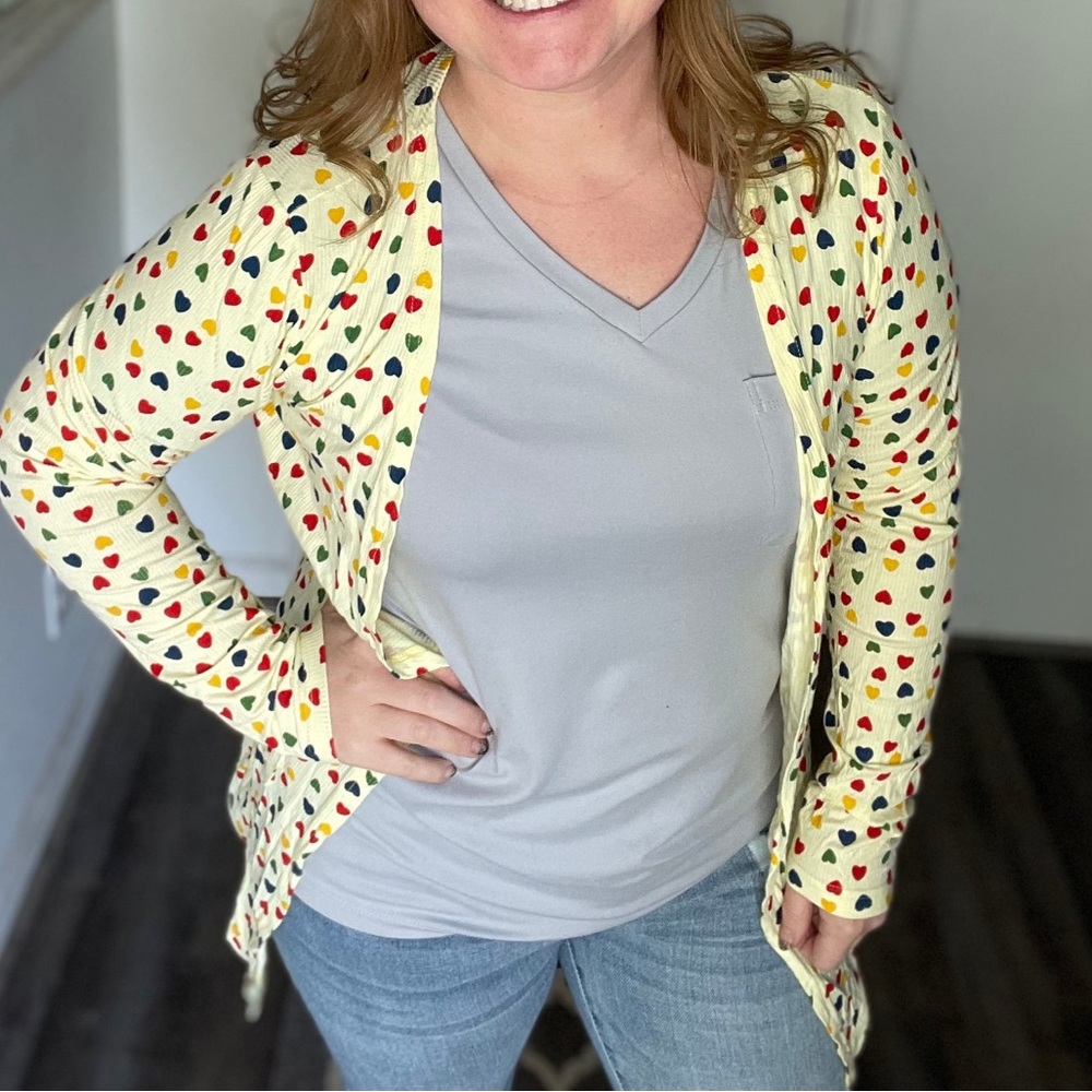 Teacher Hearts Cardigan